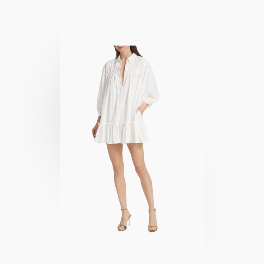 NWT Line & Dot Angelica Buttoned Mini Dress.